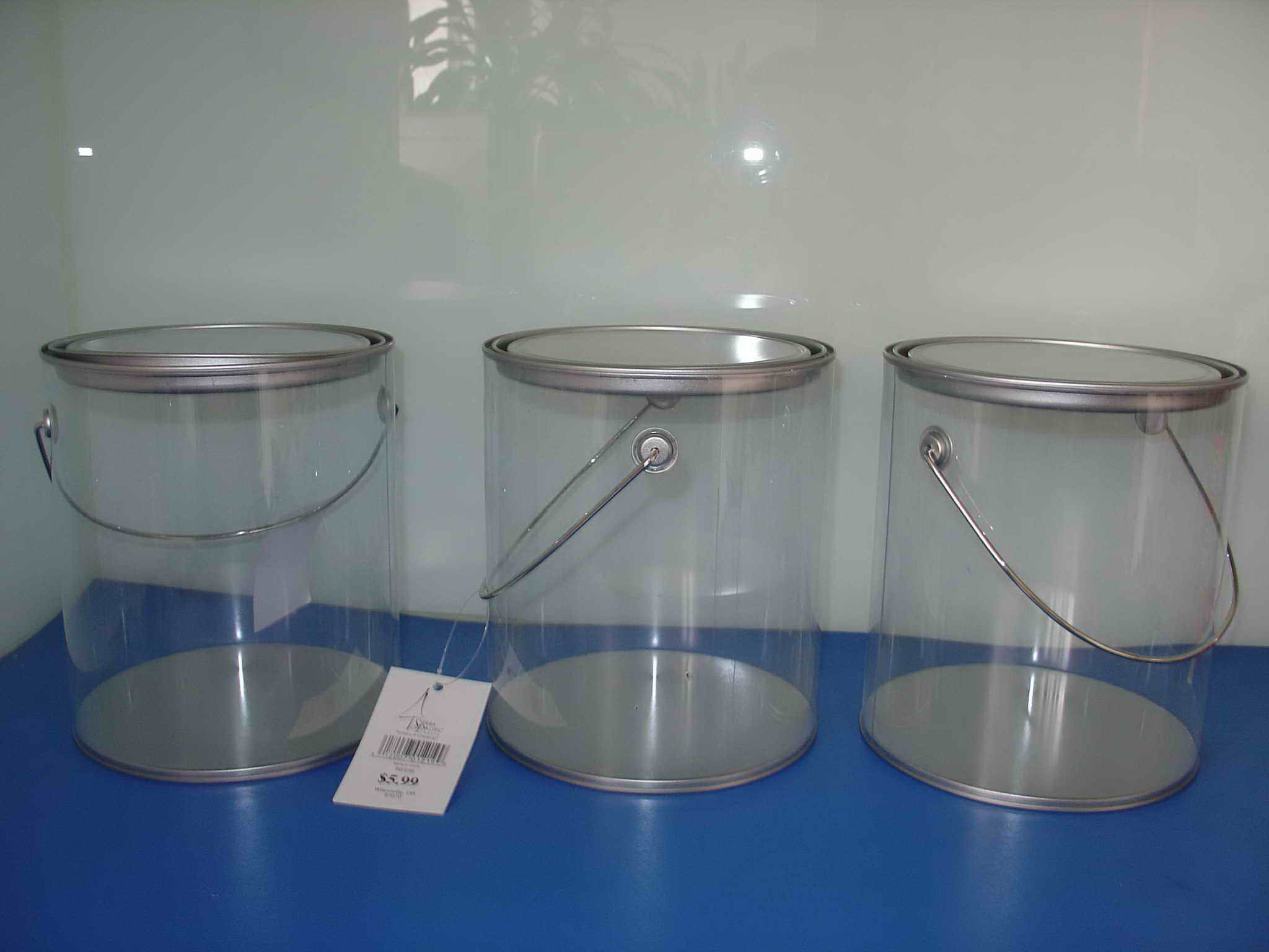 Clear sale plastic pail